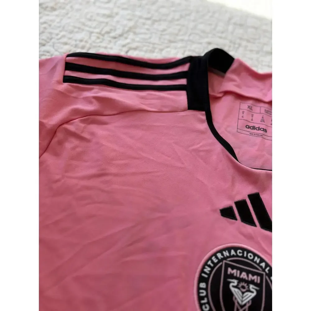 Adidas Miami - Messi Men's Jersey Pink Black‎ Size XL #455